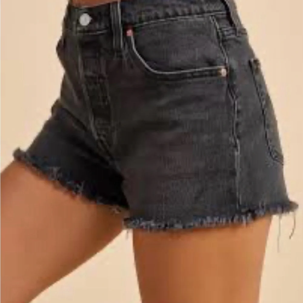 Levi's Black Jean Shorts for Women - Picture 1 of 10